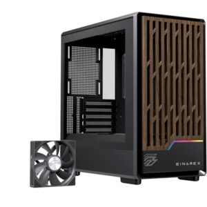 Casing EINAREX Pulse PM400 ITX,mATX Case + 1 FAN 120MM - BLACK