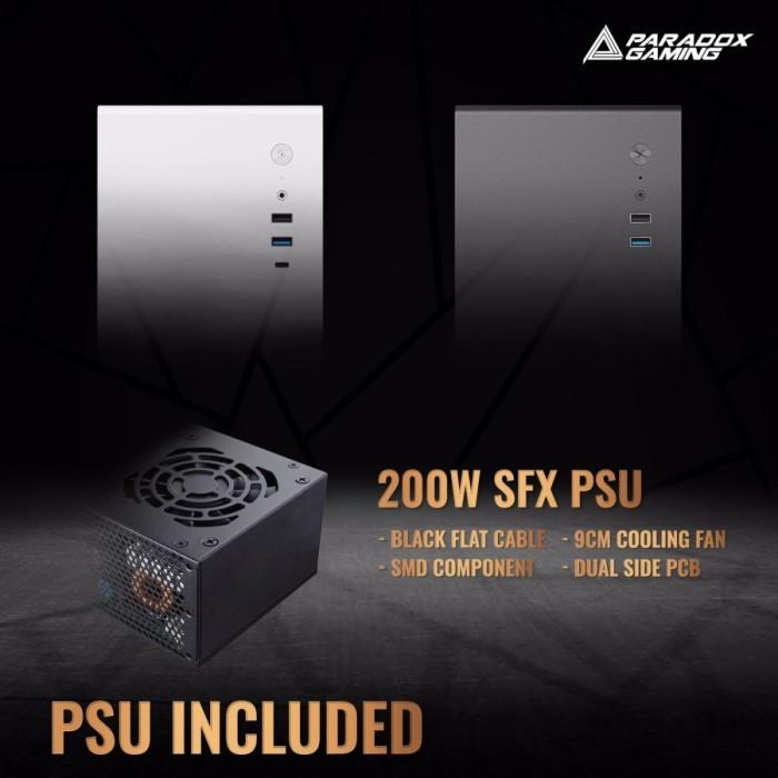 CASING PARADOX GAMING LUXY + PSU 200W - Image 2