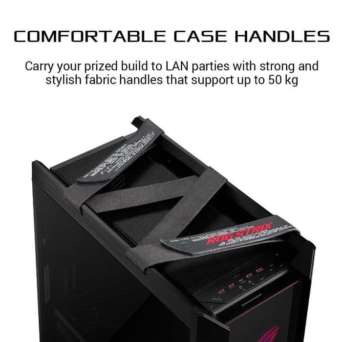 ASUS ROG Strix Helios BLACK RGB Gaming Case - Tempered Glass - Image 2