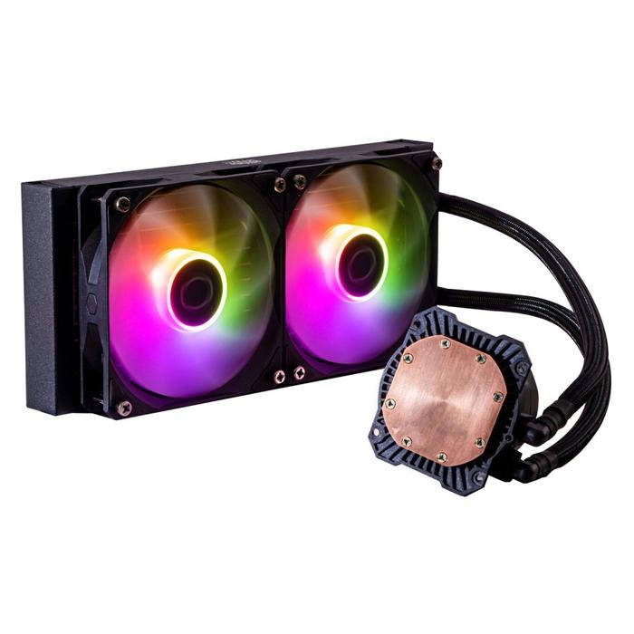 COOLER MASTER MASTERLIQUID 240L CORE ARGB - BLACK - Image 2
