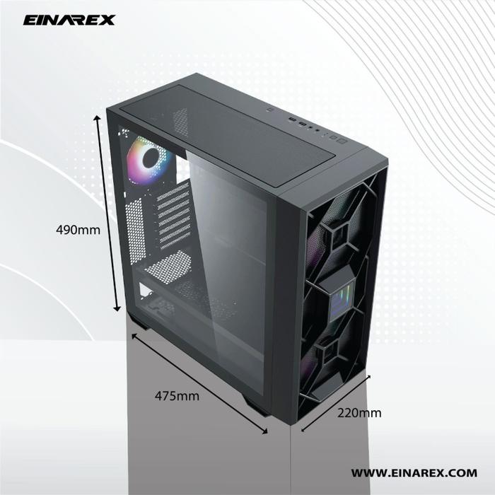 Casing EINAREX MICHIGAN - EATX, ATX, mATX Gaming Case - Image 2