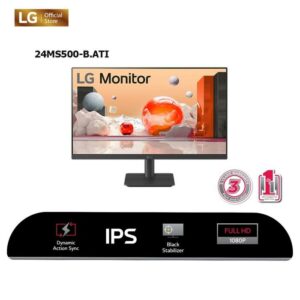 Monitor LG 24MS500-B 24'' FHD monitor with AMD FreeSync 100Hz