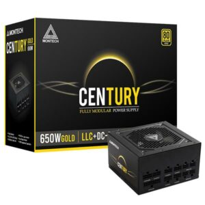 POWER SUPPLY MONTECH CENTURY 650W 80+ GOLD - Full Modular