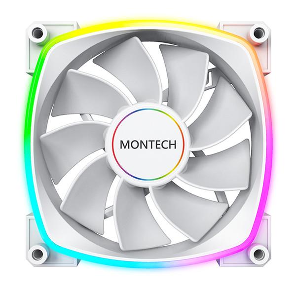 FAN CASING MONTECH RX140 PWM ARGB - 140mm 14CM - WHITE - Image 2