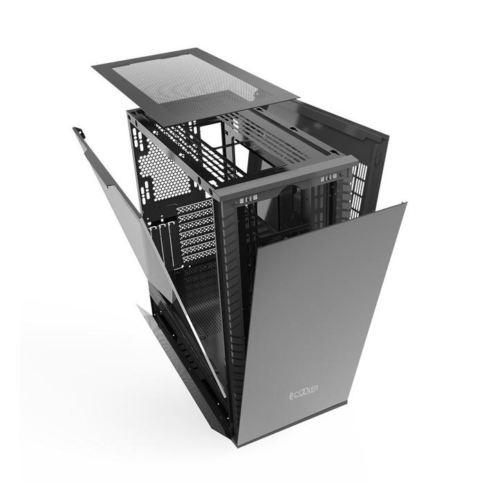 CASING PCCOOLER / PC COOLER IE200 E-ATX GAMING CASE - BLACK - Image 5
