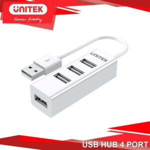 JualUNITEK USB HUB 4 PORT – WHITE