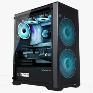 CASING FPMAX AIRPOWER G5 H803 - ATX GAMING CASE - BLACK