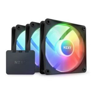 NZXT F120 RGB CORE Triple Pack / 3in1 INCLUDE CONTROLLER - BLACK