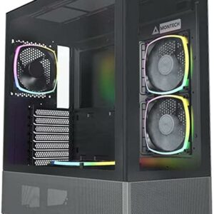 Casing MONTECH SKY TWO - Mid Tower ATX, mATX - Tempered Glass - BLACK