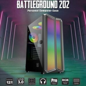 Casing Simbadda BattleGround 202 - ATX, mATX Tempered Glass
