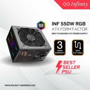 JualPower Supply Infinity Striker Power 550W RGB