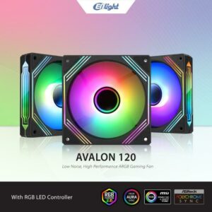 FAN CASING ENLIGHT AVALON 120 3in1 / 3 Pack ARGB 120mm FAN + REMOTE