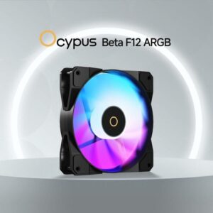 Fan Casing OCYPUS BETA F12 ARGB REVERSE FAN | 120mm PWM - BLACK
