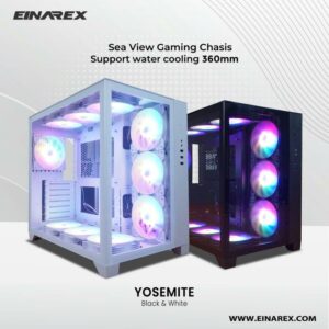 Casing EINAREX YOSEMITE - ATX, mATX Gaming Case - Black