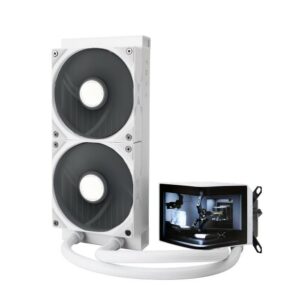 TRYX PANORAMA 240 LCD WHITE 240MM - Liquid CPU Cooler - WHITE