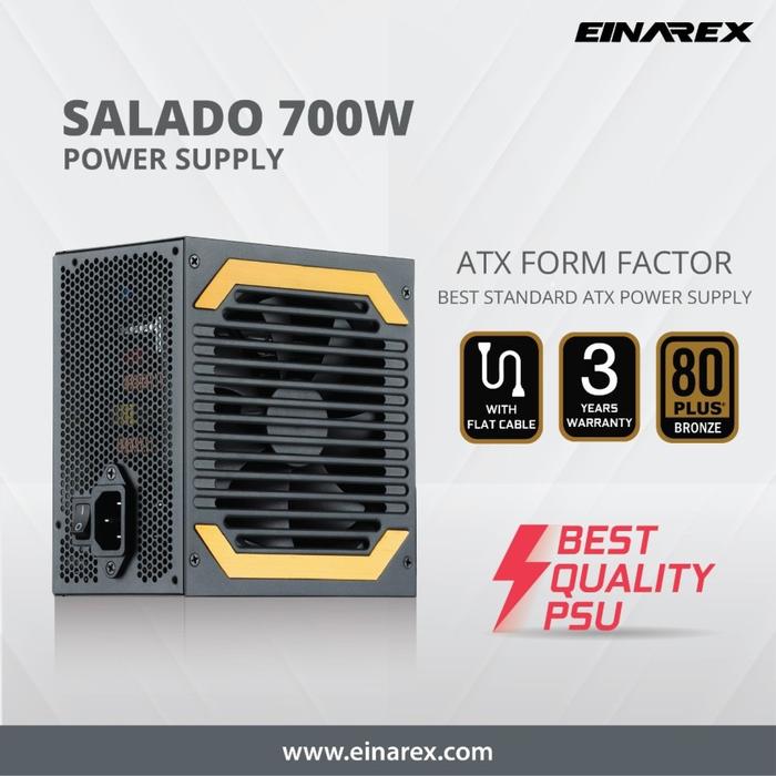 POWER SUPLLY EINAREX SALADO 700W 80+ BRONZE FLAT CABLE