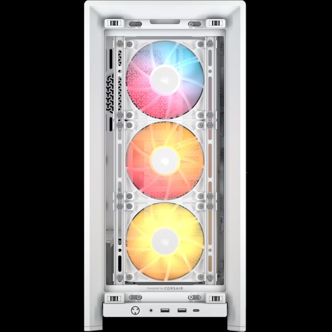 CASING CORSAIR FRAME 4000D ARGB Mid Tower - WHITE - Image 2