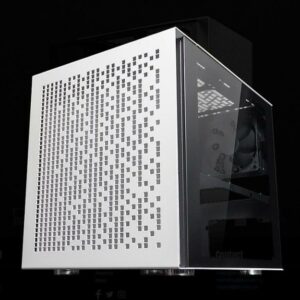 TECWARE QUAD MINI CUBE CASE MID TOWER TEMPERED GLASS - WHITE