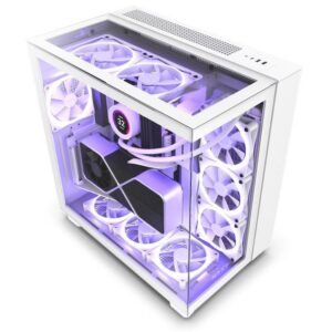 CASING NZXT H9 ELITE Premium Dual-Chamber Airflow - WHITE