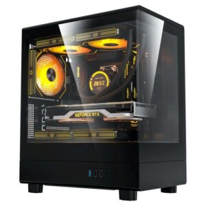 JualCasing Aigo DarkFlash DB330M Micro ATX – BLACK