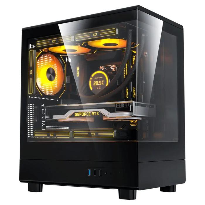 Casing Aigo DarkFlash DB330M Micro ATX - BLACK