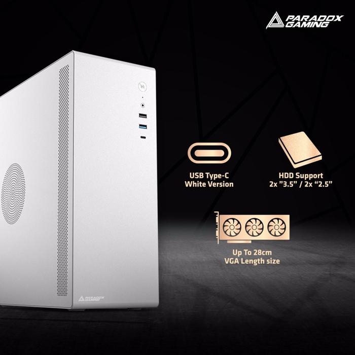 CASING PARADOX GAMING LUXY + PSU 200W - Image 3