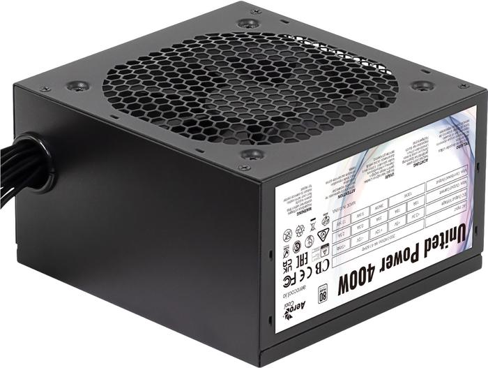 Power Supply AeroCool United Power 400W 80+