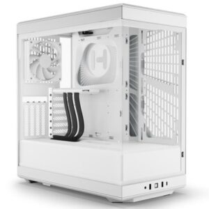 Casing HYTE Y40 + 2 FAN - ATX, mATX - SNOW WHITE