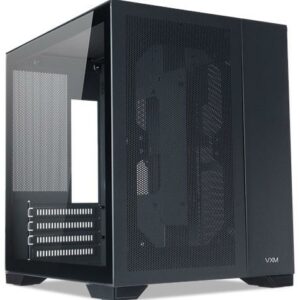 Casing Tecware VXM MESH BLACK mATX Gaming Case + 2 ARGB FAN - BLACK