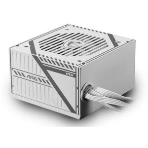 Power Supply MSI MAG A650BNL - 650W 80+ Bronze - WHITE