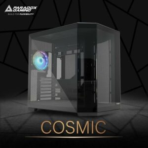 Casing PARADOX GAMING COSMIC - MATX Case - BLACK