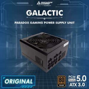 JualPower Supply PARADOX GAMING GALACTIC 1000W 80+ GOLD &ndash; ATX 3.0 PCIE 5.0 &ndash; Full Modular