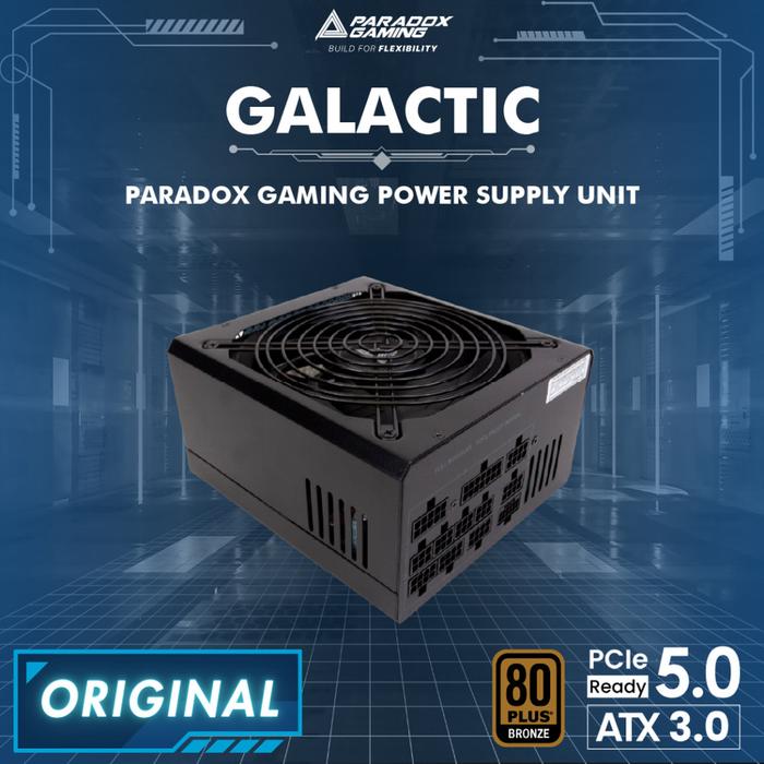 Power Supply PARADOX GAMING GALACTIC 1000W 80+ GOLD - ATX 3.0 PCIE 5.0 - Full Modular