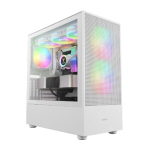 Casing GAMDIAS TALOS M3 Mesh + 3 FAN ARGB - Putih