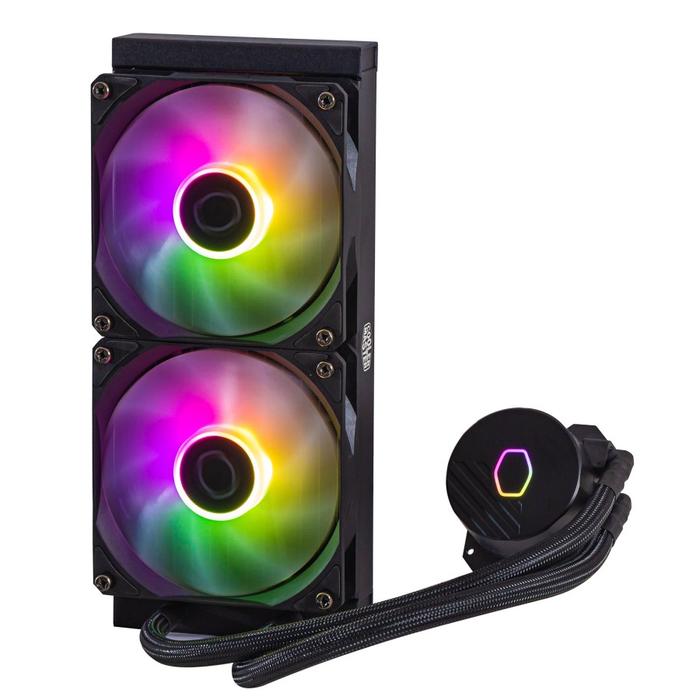 COOLER MASTER MASTERLIQUID 240L CORE ARGB - BLACK - Image 4