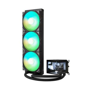 TRYX PANORAMA 360 ARGB  360mm L Shaped AMOLED Screen - Liquid CPU Cooler