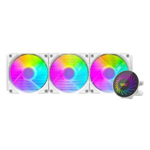 DarkFlash RADIAN DCS360 / DCS 360 ARGB 360mm AIO Liquid Cooler - WHITE