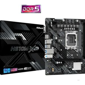 JualASROCK H610M-X D5  (Intel LGA 1700, DDR5, H610)