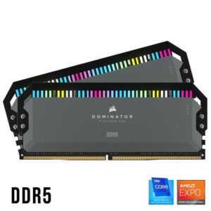 CORSAIR DOMINATOR PLATINUM RGB DDR5 64GB (2X32GB) 5600Mhz C40 - INTEL XMP / AMD EXPO