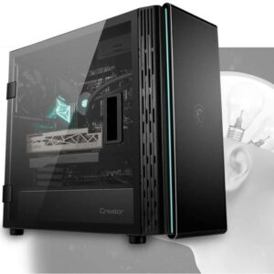 MSI CREATOR 400M BLACK TEMPERED GLASS MID TOWER GAMING CASE