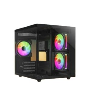 CASING VENOMRX DAEMON CONTINENTAL S6 - Micro-ATX GAMING CASE - BLACK