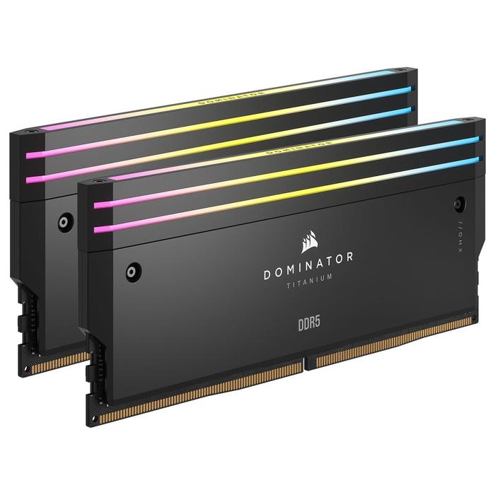 CORSAIR DOMINATOR TITANIUM RGB DDR5 64GB (2X32GB) 6600MHz C32 - BLACK