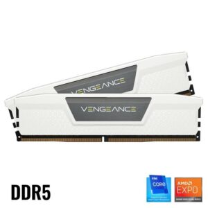 CORSAIR VENGEANCE DDR5 32GB (2x16GB) 6000MHZ C30 - INTEL XMP / AMD EXPO - WHITE