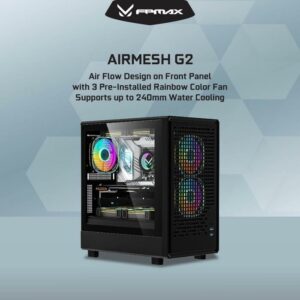 JualCASING FPMAX AirMesh G2 + 3 Fan RGB &ndash; mATX, ITX