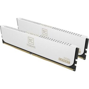 Team T-Create EXPERT DDR5 64Gb (2x32GB) 6400Mhz - Dual Channel WHITE