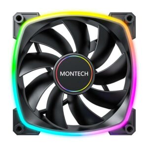 JualFan Casing MONTECH AX140 PWM ARGB &ndash; BLACK
