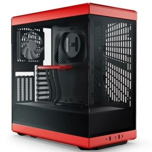 Casing HYTE Y40 + 2 FAN - ATX, mATX - BLACK RED