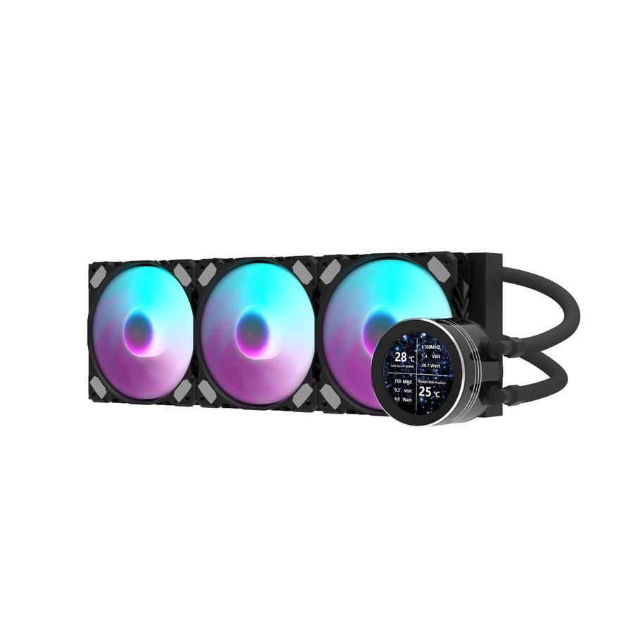darkFlash NEBULA DN360S Liquid CPU Cooler - Hitam - Image 4