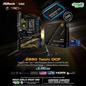 JualASROCK Z890 TAICHI OCF (LGA1851, Z890, DDR5)