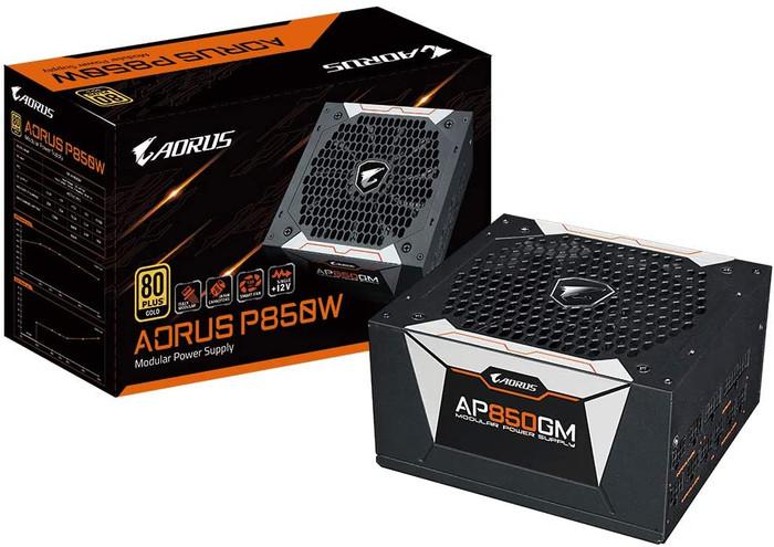 Power Supply GIGABYTE AORUS GP-AP850W - 850W 80+ Gold Full Modular